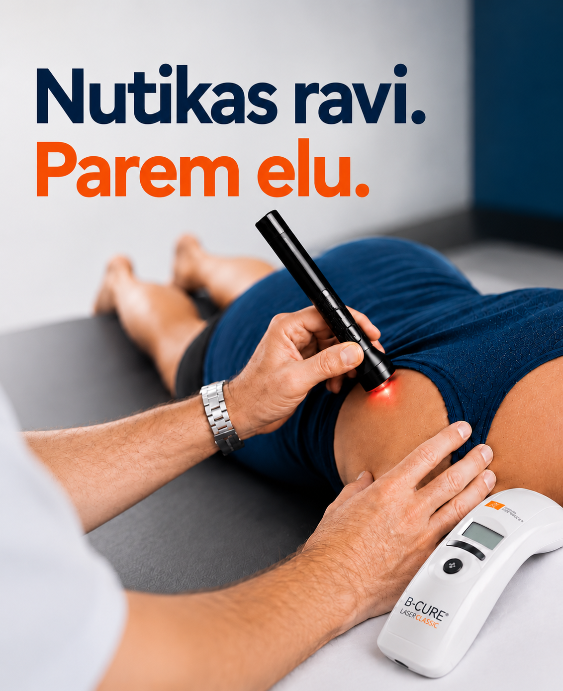 B-Cure ja Powermedic laserseadmed kodukasutajatele ja spetsialistidele!